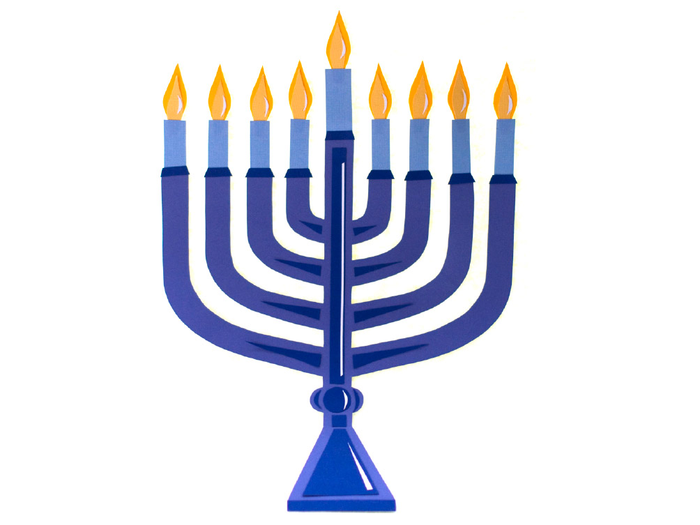 1241 Hanukkah free clipart.