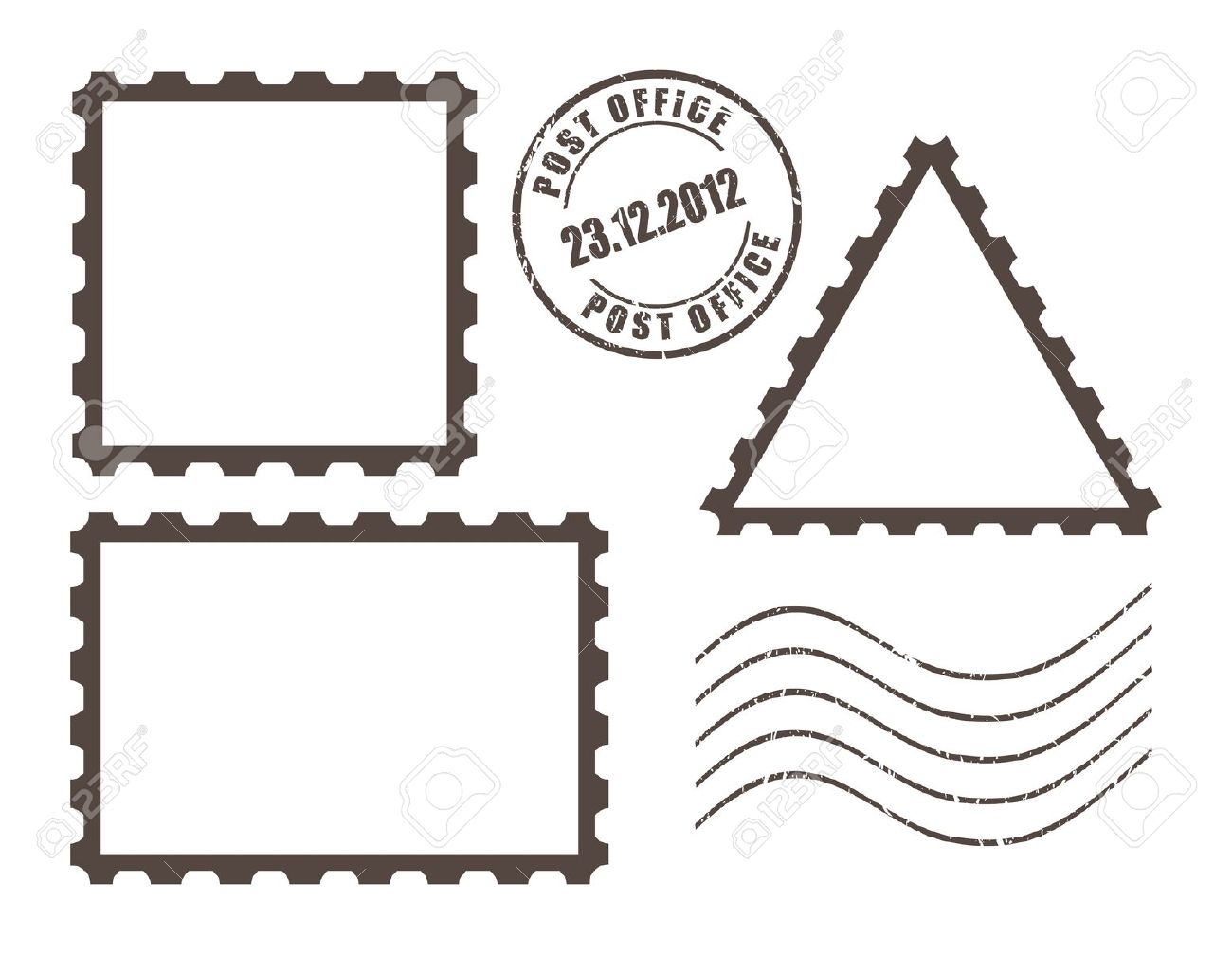 Postage Stamp Clipart Free.