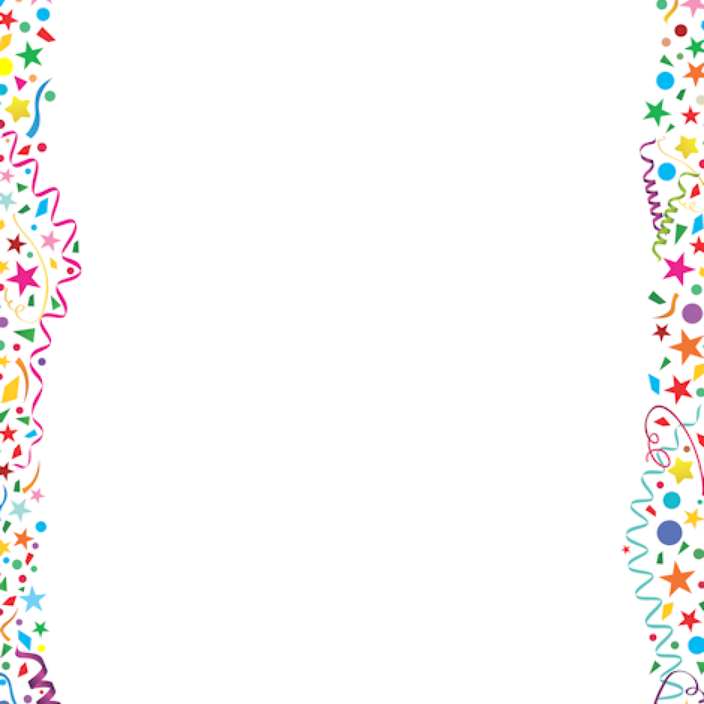 Confetti Border SVG