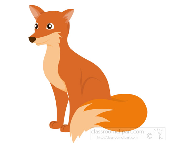 Running Fox Clipart.