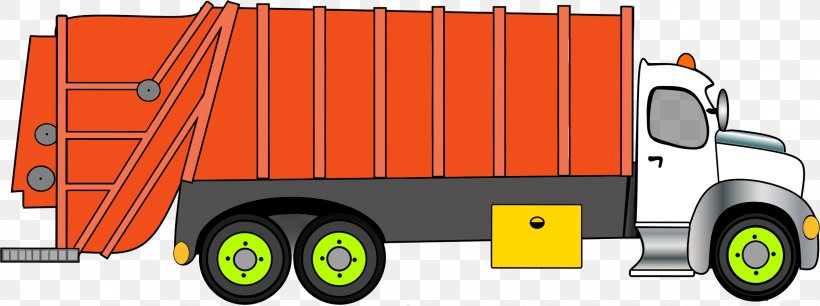 Garbage Truck Waste Car Clip Art, PNG, 2234x836px, Garbage.