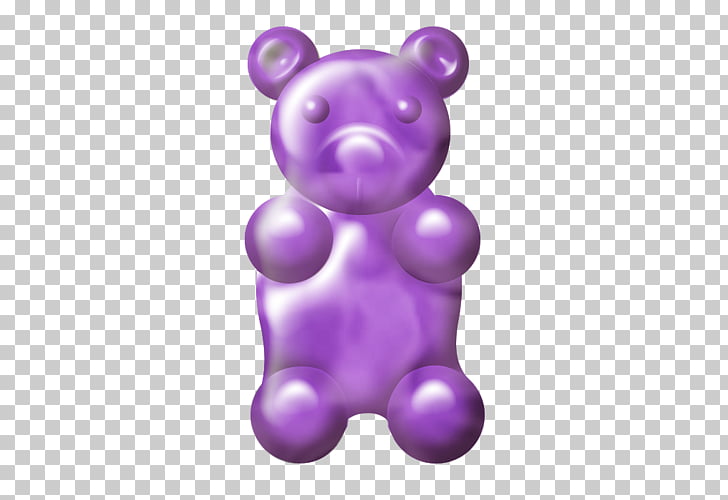 Gummy bear Gummi candy , bear PNG clipart.