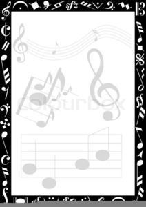 Free Clipart Music Notes Border.