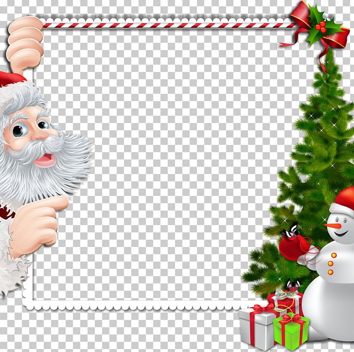 Christmas Santa Claus Frame PNG, Clipart, Border, Border Frame.