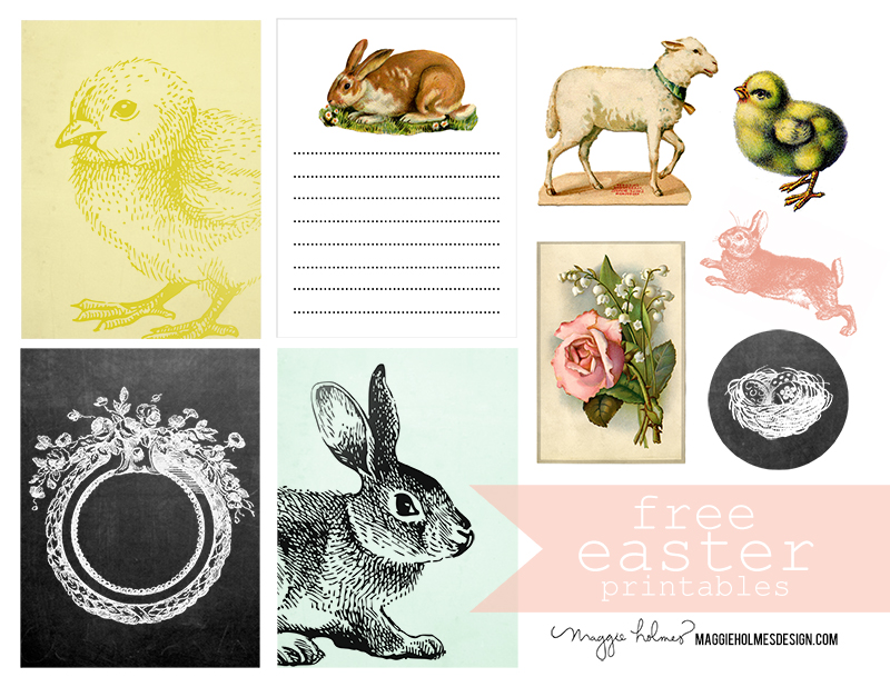 Free Vintage Easter Clipart Images » Maggie Holmes Design.