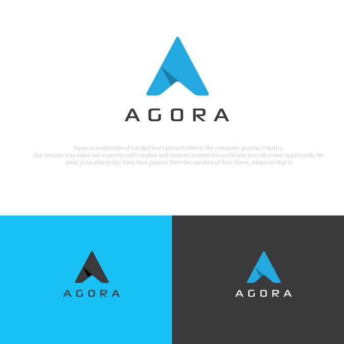 Agora new Logo (collective of artist offering freelancing.