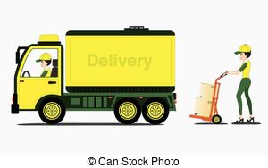 Freight Truck Clipart.