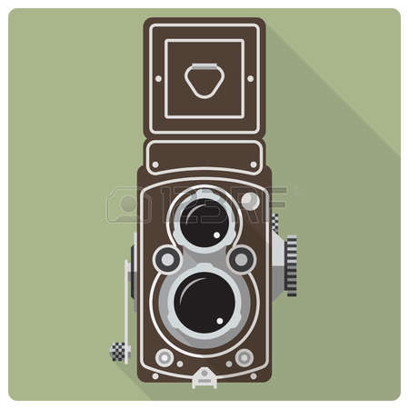 Medium format camera clipart.