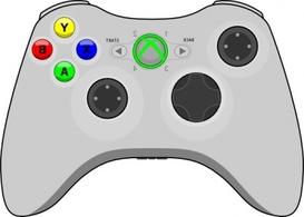 Gamecube Gamepad clip art Free Vector.