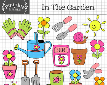 garden tools clipart.