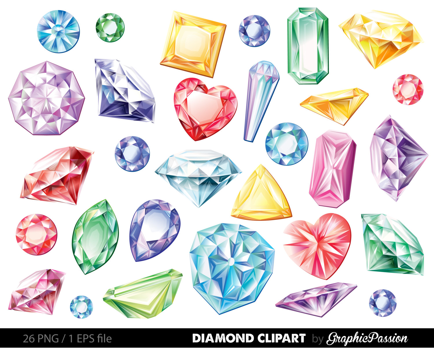 Gemstone clip art.