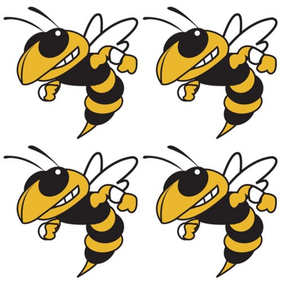 Georgia Tech Yellow Jackets Team Logo Temporary Tattoos.