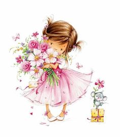 Flower Girl Clipart.