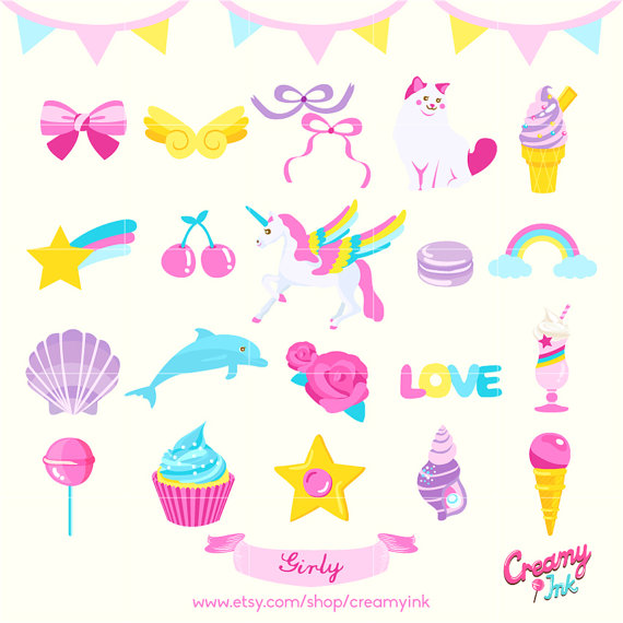 Cute Girly Clipart & Free Clip Art Images #40422.