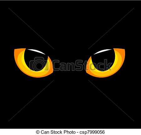 Cat eyes clip art.