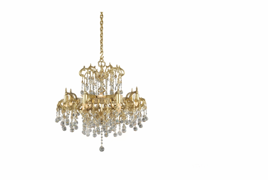 Chandelier Svg Vector Gold.