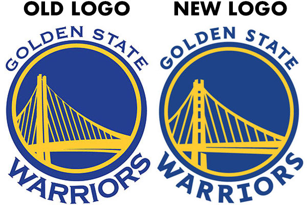 See the small changes the Warriors are making to their logo.