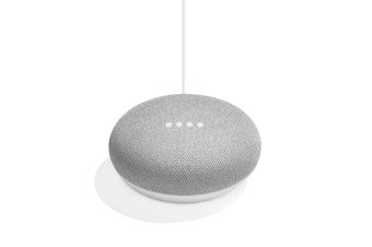 Google Home Mini (Chalk).