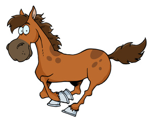 Running Horse Clipart.