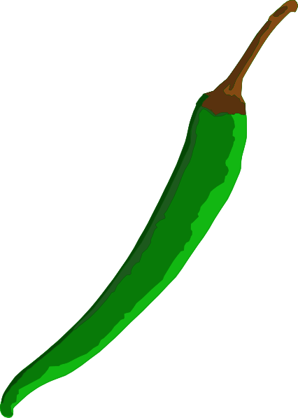 Green Chilli Clip Art at Clker.com.