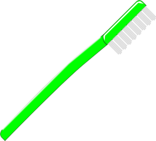 Toothbrush Vector Clip Art.