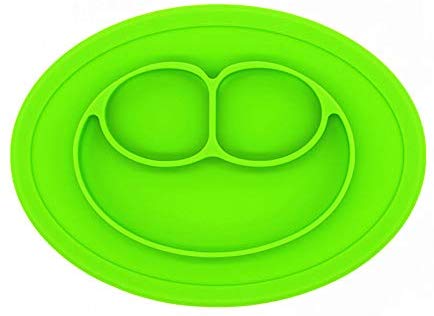 Eazy Kids Green Oval Plate.