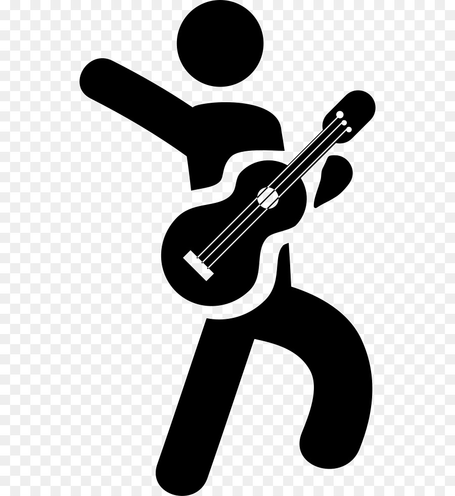 Guitar Cartoon clipart.