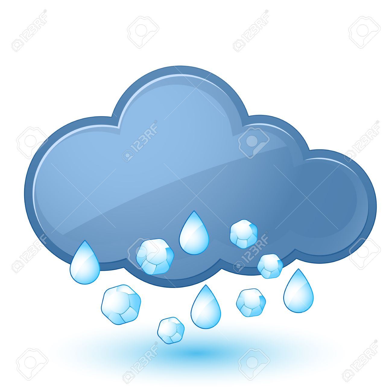 Hail cloud clipart.