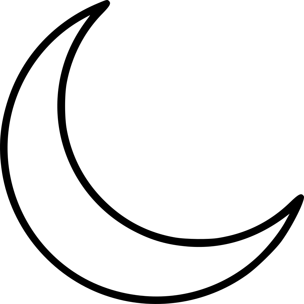 Crescent moon clipart black and white clipart images gallery for.