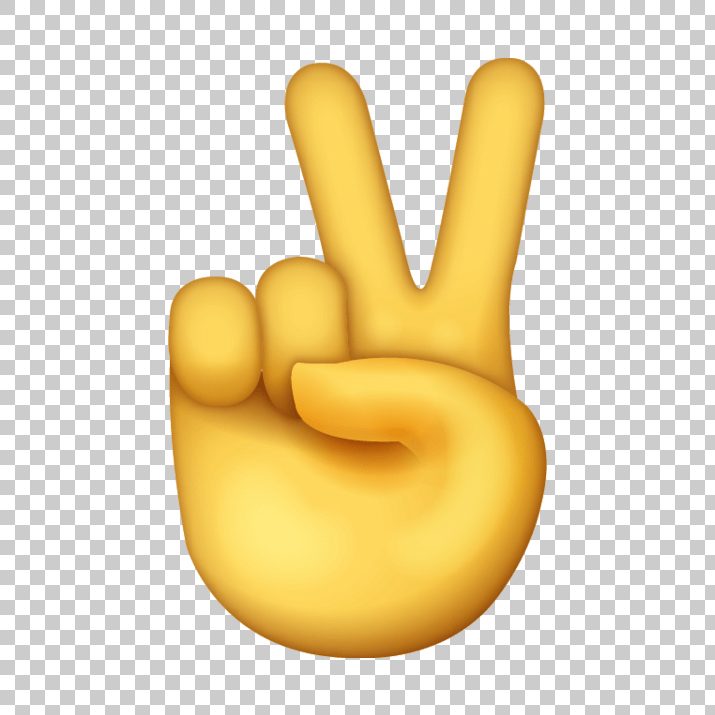 Victory Hand Emoji Icon PNG Image Free Download searchpng.com.