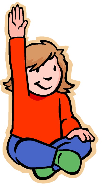 Raise your hand clip art free.