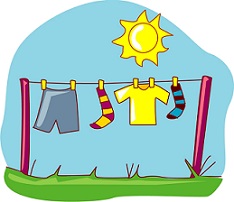 Free Laundry Clipart.