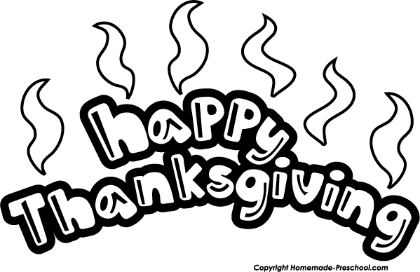 Turkey black and white happy thanksgiving black and white clipart.