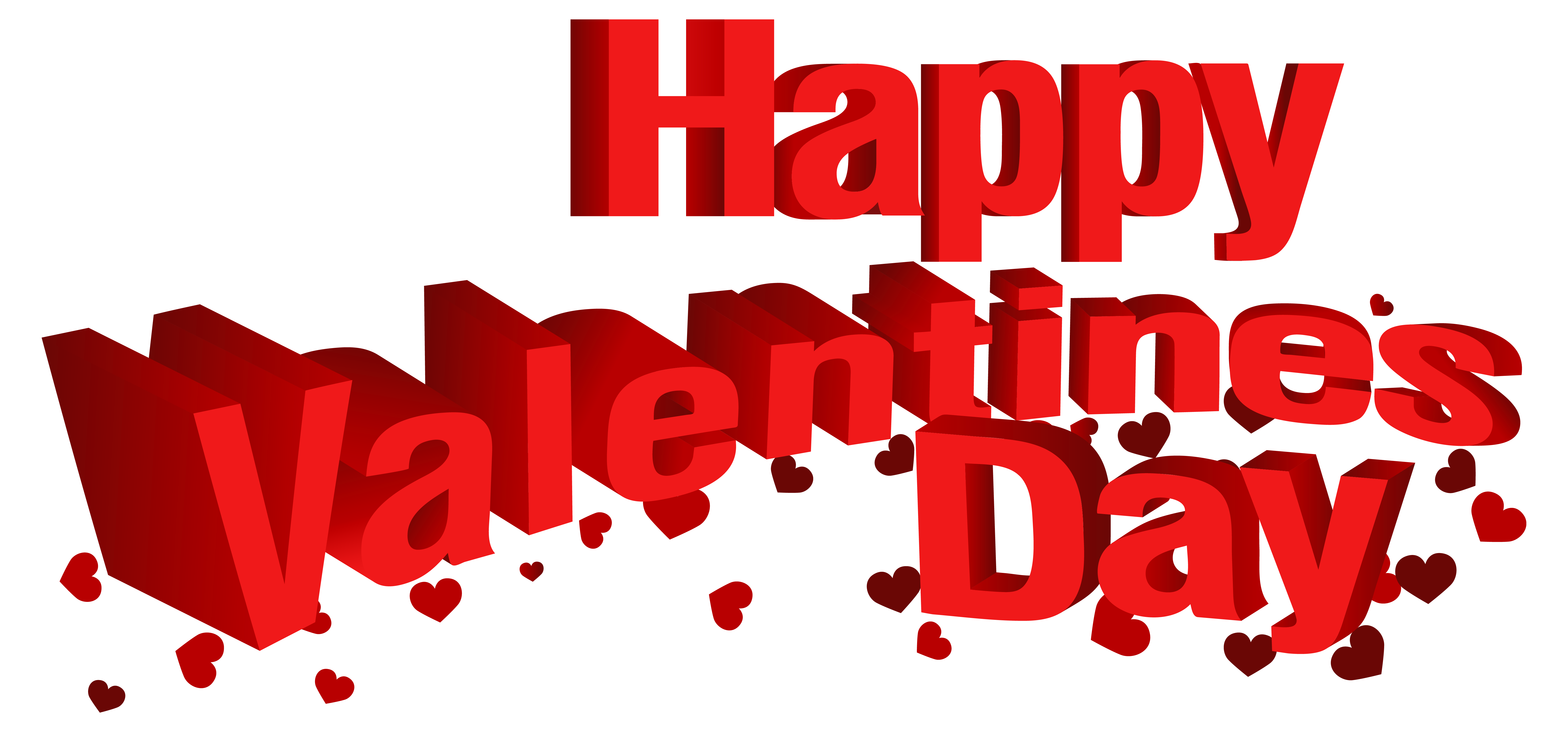 Happy Valentine's Day Transparent PNG Clip Art Image.