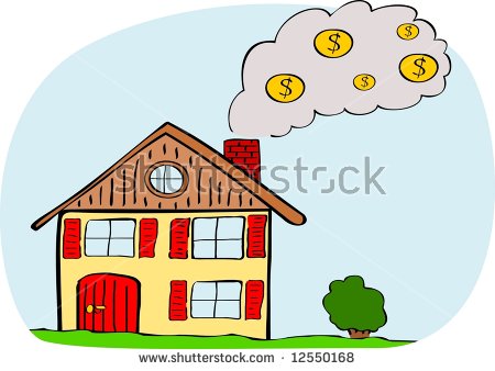 Heating Costs Euro Vector Stock Vector 8404348.