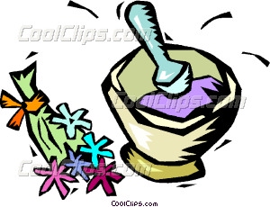 Herbal Medicine Clip Art.