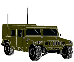 HMMWV Humvee Clipart.