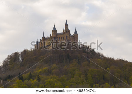 Hohenzollern Castle Stock Images, Royalty.