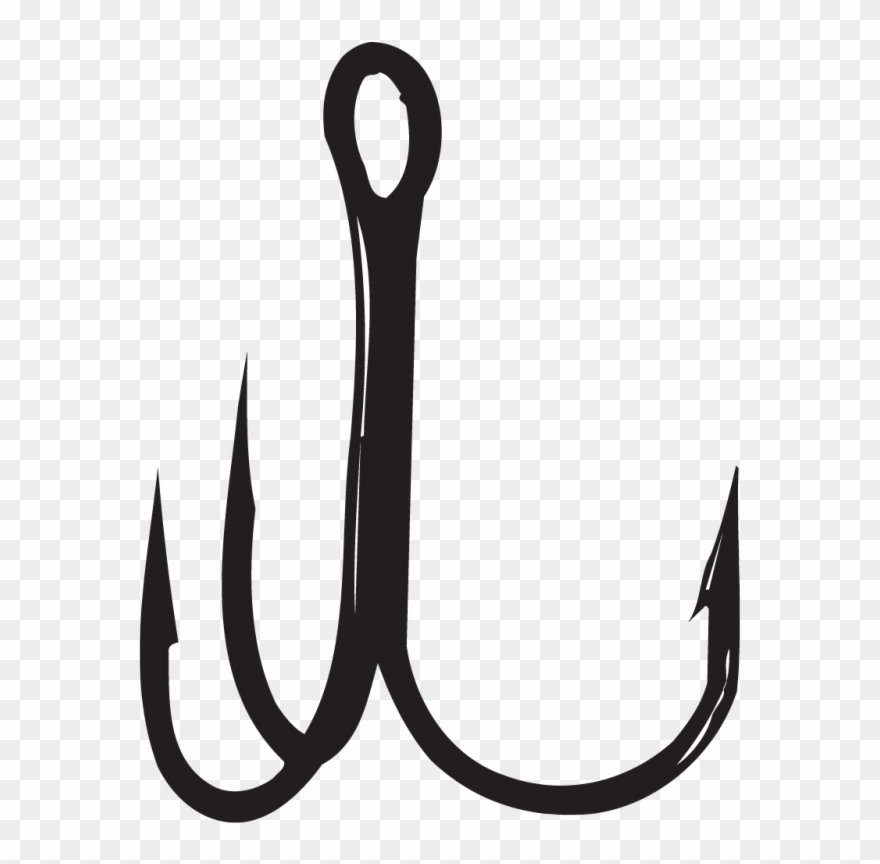 Download Free png Fish Hook Png Treble Hooks Clipart (#1989330.