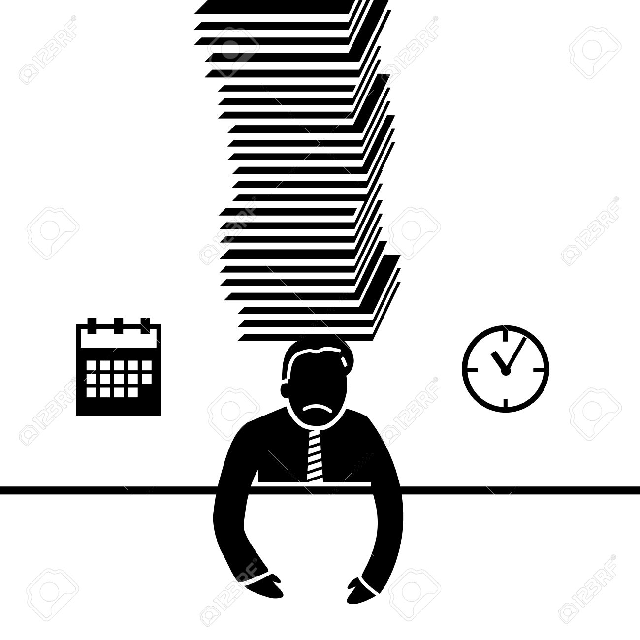 Under Pressure Clip Art for Businesses.