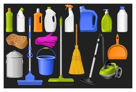 cleaning supplies icon Clipart Picture Free Download.