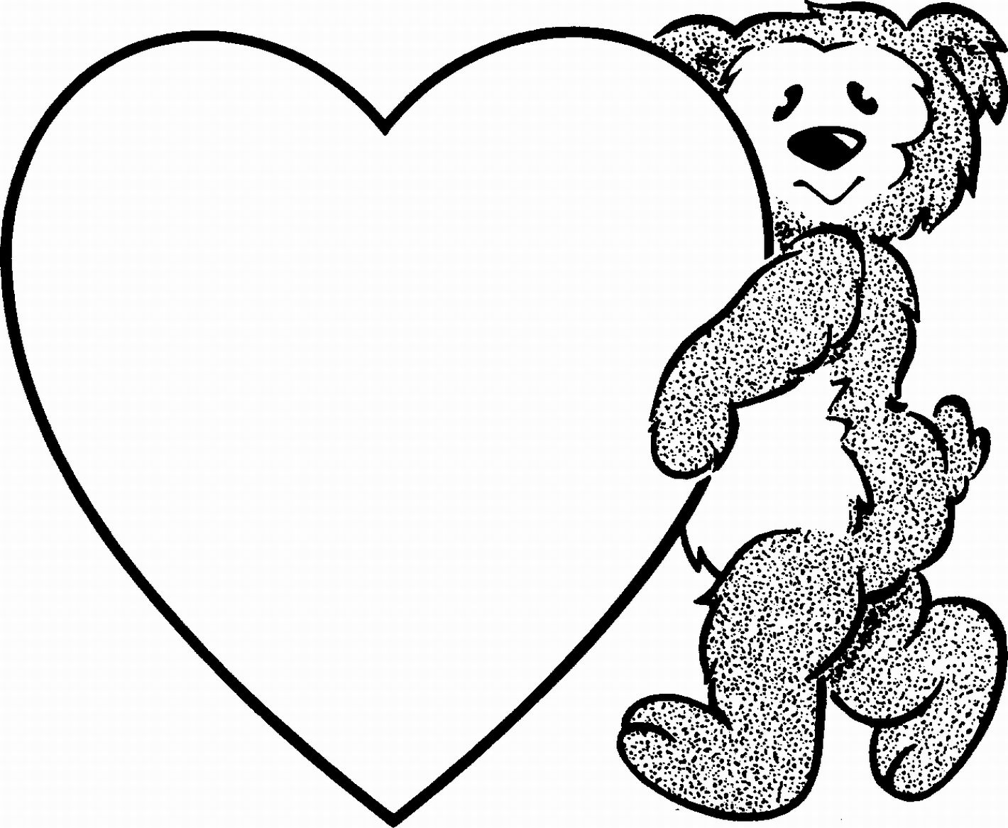 I Love You Teddy Bear Clipart.