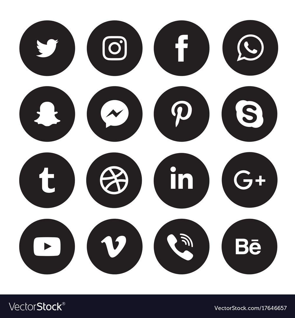 social media vector.