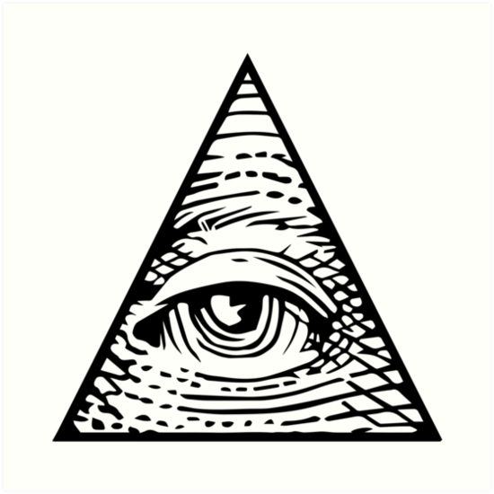 'illuminati Eye of Providence' Art Print by boxsmash.