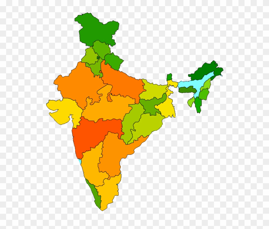 India Map Clipart Png.