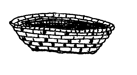 Mormon Share } Native American Basket.