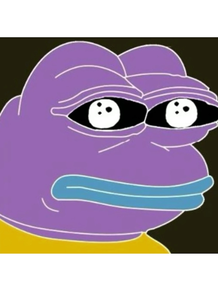 Inverted Color Pepe the Frog Dank Meme