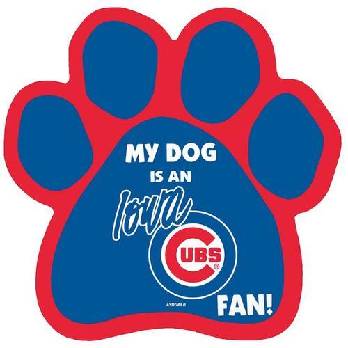 Iowa Cubs Magnet Paw.