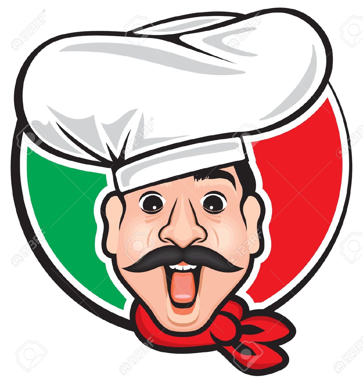 Italian chef clip art.