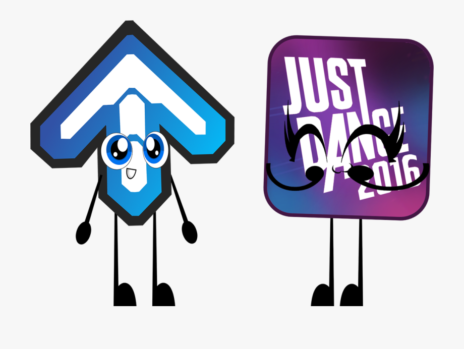 Ddr Arrow And Just Dance Logo By Coulden2017dx.